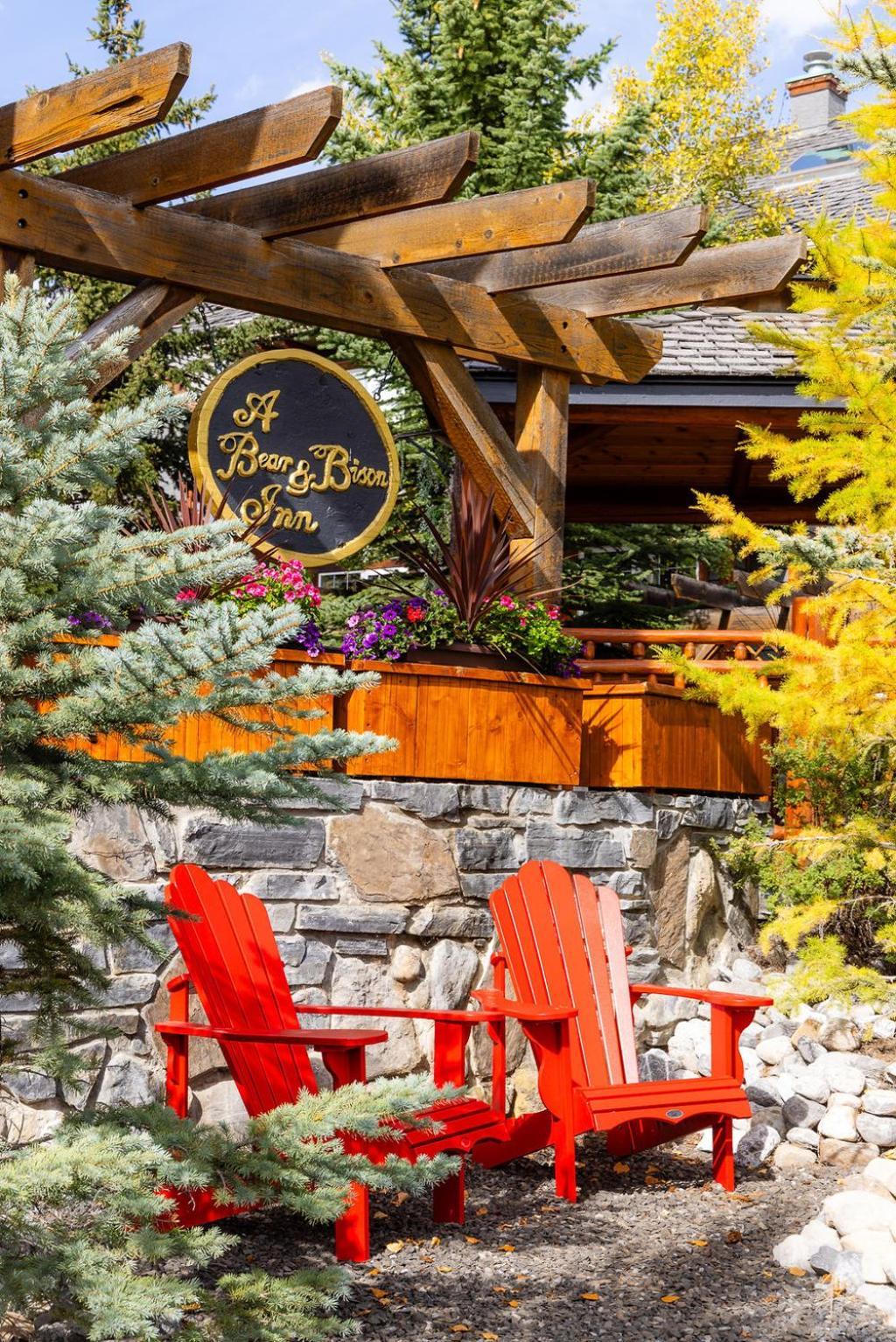 A Bear And Bison Country Inn